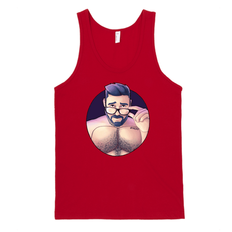 Hunky Nerd (Tank)-Tank Top-Swish Embassy