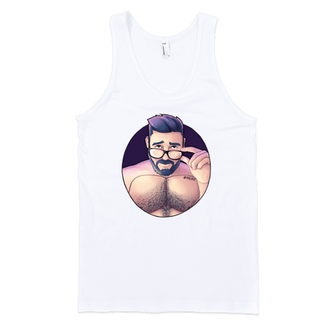 Hunky Nerd (Tank)-Tank Top-Swish Embassy