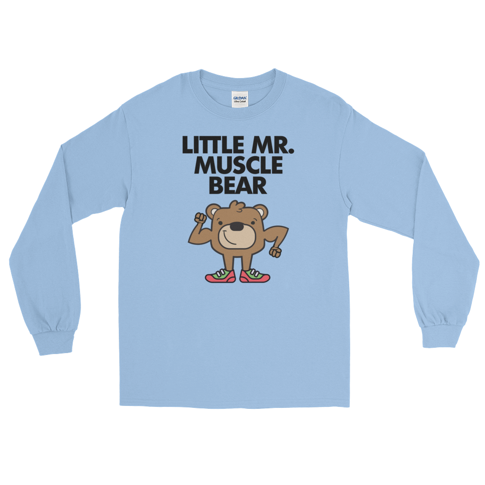 Little Mr. Musclebear (Long Sleeve)-Long Sleeve-Swish Embassy