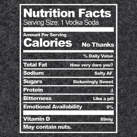 Nutritional Facts-T-Shirts-Swish Embassy