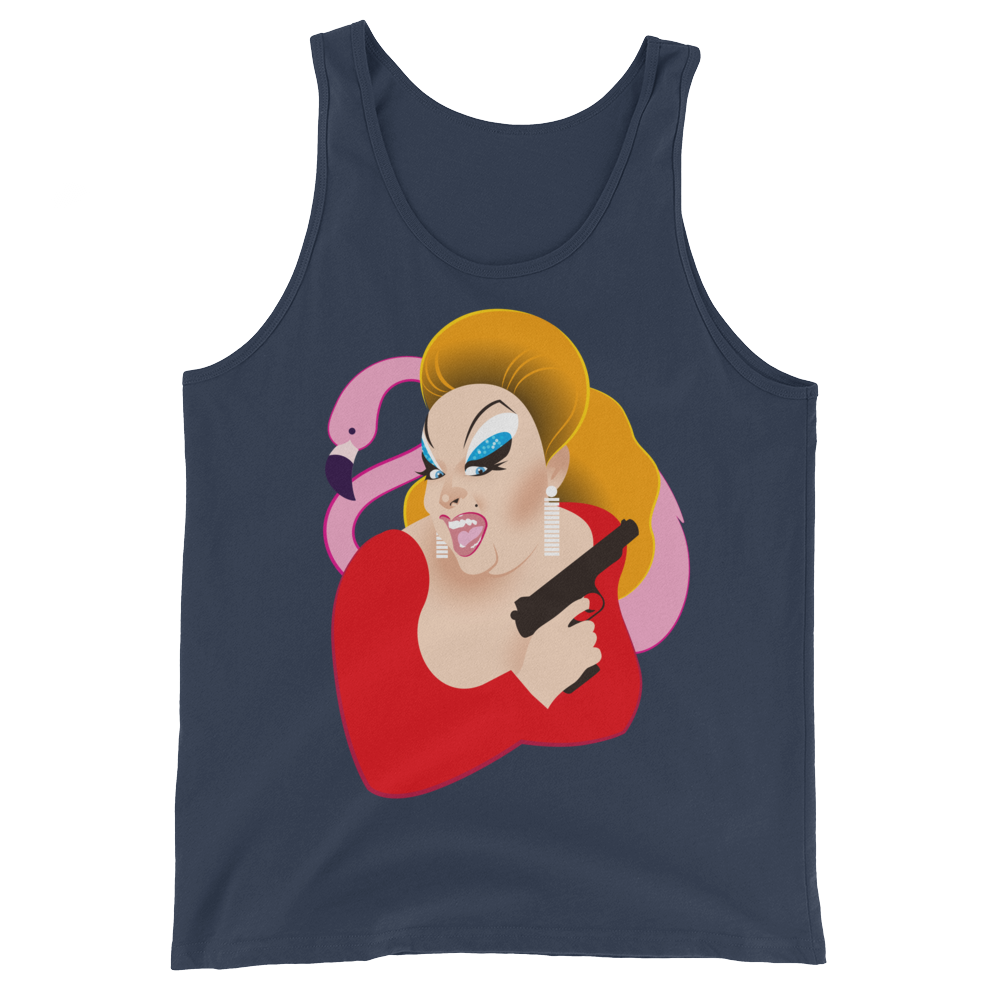 Pink Bird (Tank Top)-Tank Top-Swish Embassy