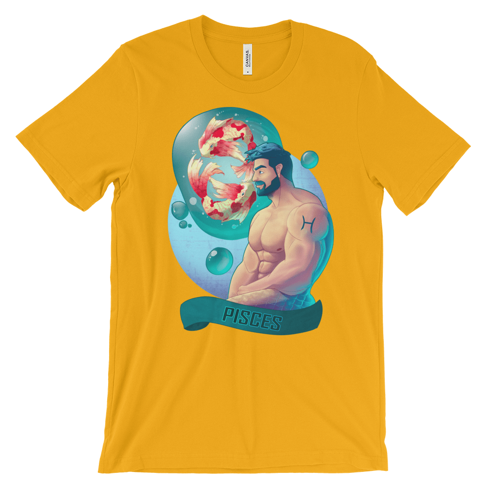 Pisces (Zodiac)-T-Shirts-Swish Embassy