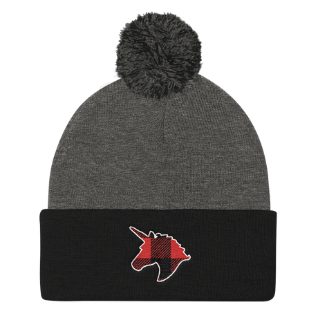 Plaid Unicorn (Beanie)-Beanie-Swish Embassy