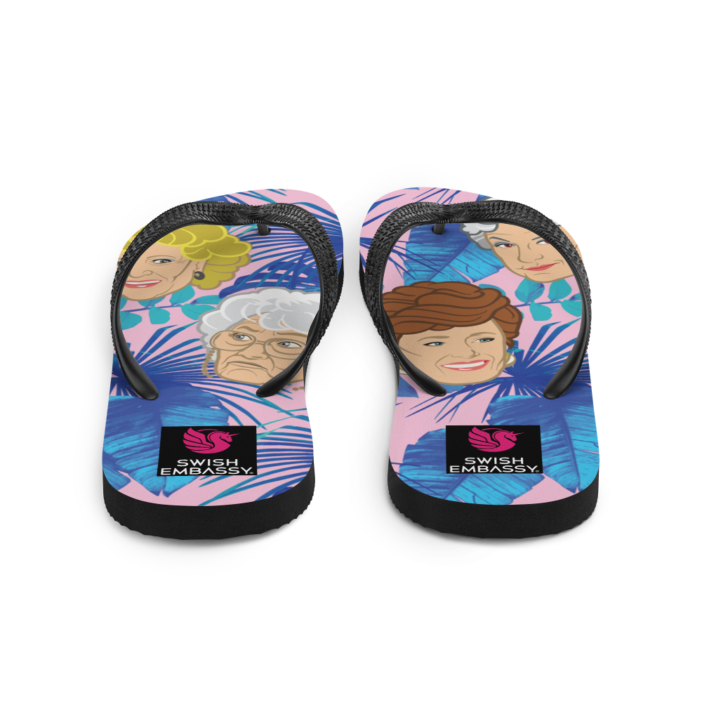 Stay Golden (Flip Flops)-Flip Flops-Swish Embassy