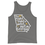 The Night the Lights Went Out in Georgia (Tank Top)-Tank Top-Swish Embassy