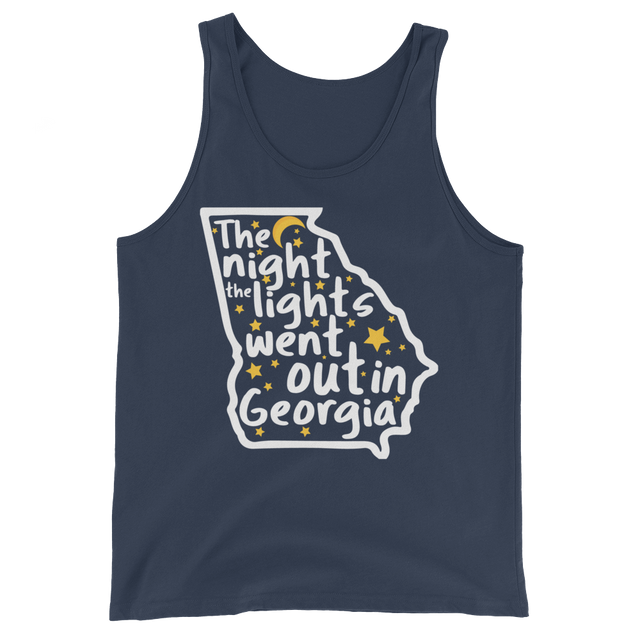 The Night the Lights Went Out in Georgia (Tank Top)-Tank Top-Swish Embassy
